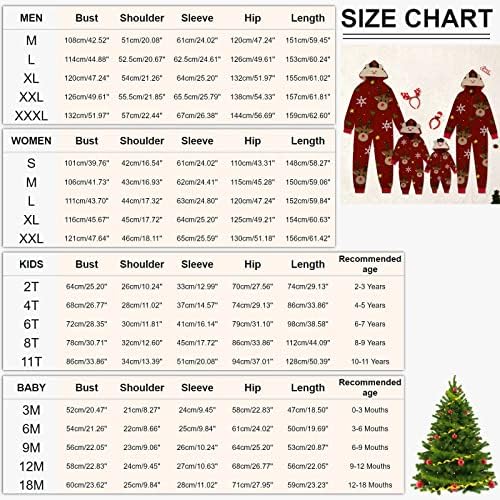 Божиќно појавување Зимски пижами, семејни пижами што одговараат на божиќни облеки Парови подароци што одговараат на жени-деца жени МО МО