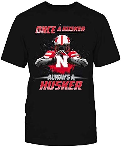 Fanprint Nebraska Cornhuskers Hoodie - некогаш Хускер, секогаш Хускер