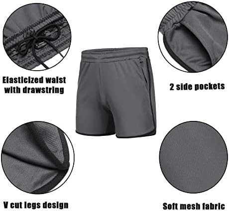 Коофанди машки 2 пакувања опремени тренинзи за бодибилдинг спортски тренинг за трчање џогер салата кратки панталони со џебови