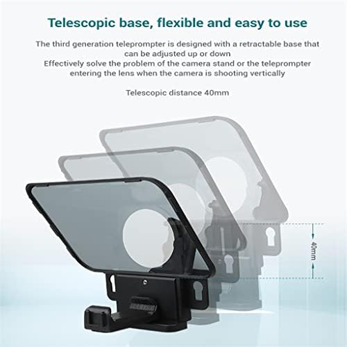 ZLXDP TelePrompter Monitor Glass for DSLR фотоапарати Таблет Телефонски лаптоп подлога професионално интервју ， снимање