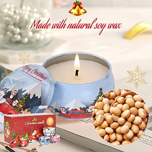 Божиќни миризливи свеќи, миризливи свеќи подароци за жени, 16 пакувани свеќи за домашни мириси