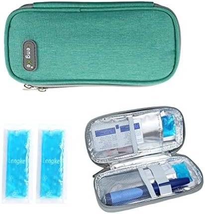 Случај за патување со инсулин за инсулин Преносна медицинска ладилна торба за дијабетес - инсулин патување за инсулин и лекови