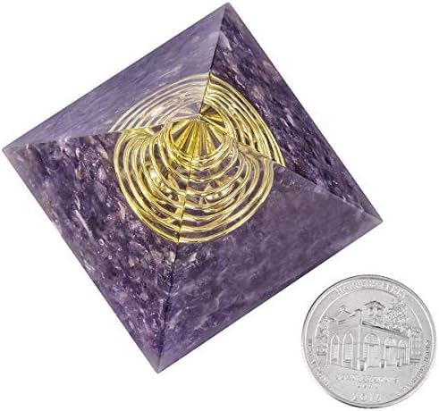 Tumbeelluwa 2 ”Исцелување кристален камен оргон Енергетски пирамида генератор заздравување на кварцниот камен за јога за медитација заштита