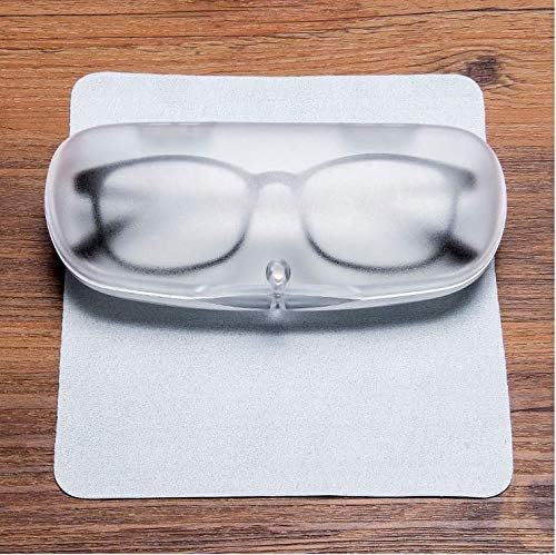 Крис.В Транспарентни Тврди Очила Случај Пластични Очила Заштитна Кутија За Жени Мажи, Магнетно Затворање Очила Случај, Пакет од 2