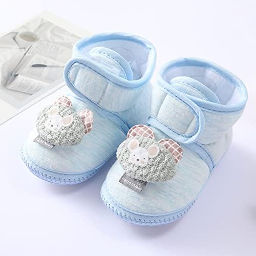 Чевли За бебиња Модни Чевли За Одење Со Качулка Удобни Чевли За Одење Со Мека Памучна Качулка Чевли За Снег За Момчиња