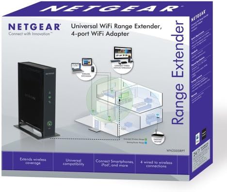 Netgear WN2000RPT IEEE 802.11N 54 Mbps безжичен опсег Extender