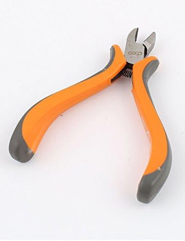 IiVverr 4,5 Долга портокалова сива пластична обложена рачка Дијагонална клетка на клешти (4,5 '' Cortador de alicates diagonales