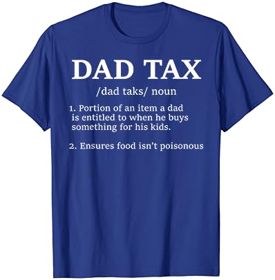Смешна маица за дефинирање на данок на тато маица