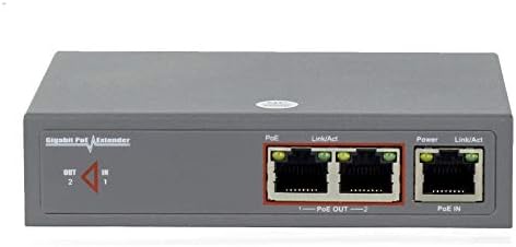 POE Extender Ethernet 2 Port CAT5E/6 Gigabit 30W, Centropower POE+ Extender Network Repeater во согласност со IEEE 802.3Af/at For POE Switch/Injector