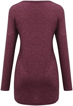 Женски Божиќ блуза o-врат џемпер обичен пулвер удобни џемпери лабави маички графички врвни печатени долги ракави