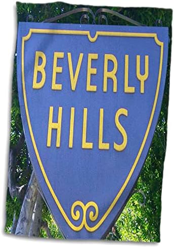 3Drose Florene Décor II - знак за Беверли Хилс Калифорнија - крпи
