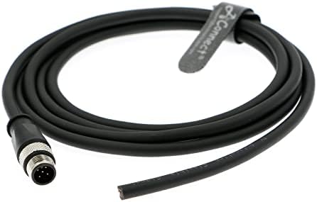 Aconnect M12 Електричен кабел за авијација со код 5 пински со директно конектор за индустриска камера 3М/9,84ft