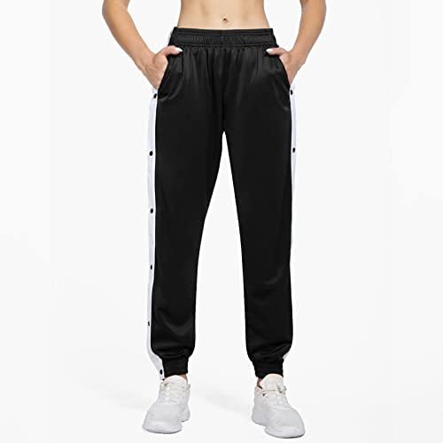 Yuhaotin гаќички за жени секси женски џемпери до затегната солза топло со џебови панталони тренингот активни панталони