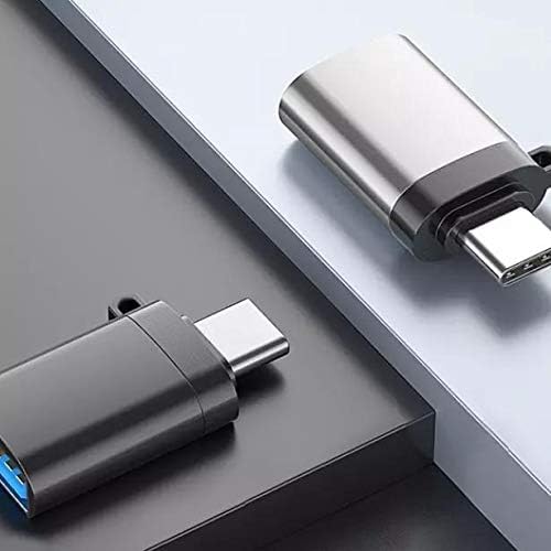 BoxWave Кабел Компатибилен Со Acer Спин 3-USB-C На Портчангер, USB Тип-C OTG USB Пренослив Приврзок За Клучеви За Acer Спин 3-Чеша Црна