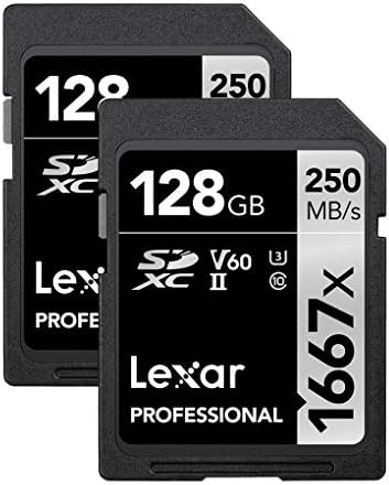 Lexar Professional 1667x 256GB SDXC UHS-II Картички, До 250mb / S Читање, За Професионален Фотограф, Видеограф, Ентузијаст &засилувач;