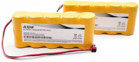 YUTSUJO 6V 2200MAH NI-CD Батерија Пакет Замена ЗА ОСА039 Секако-Lite 026-139 Beghelli 026139 026-139-SP S/L TEIG T26000139 17934-P