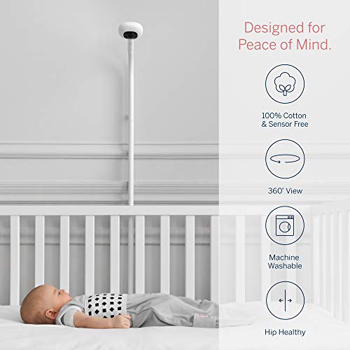 Нанит Дишење Носете Вреќа За Спиење- Памучна Вреќа За Спиење За Бебиња - Работи Про Бебешки Монитор За Следење На Сензорот За Движење На Дишењето-Бесплатни, Предупр?