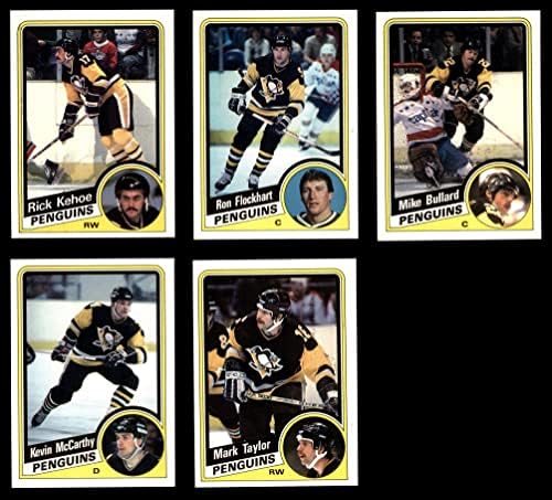 1984-85 Топс Питсбург Пингвини Тим постави Питсбург Пингвини НМ/МТ Пингвини