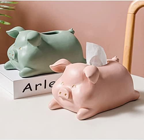 Jiuyue домаќинството ткиво кутија кутија кутија со кутија за свињи, кутија за свињи, покритие креативност на ткиво, држач за кутии модерни украси за домашно ткиво, кут?