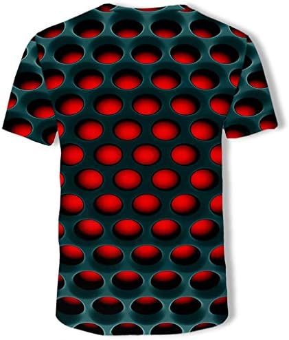 HDDK MENS ROLLOWTY MARTS SUTHER SHORTS SHEEVE ERVER TEE TOPS 3D COOL GRAPHIC PRINT SLIM FIT MOTEY STRIET MART