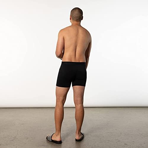 Долна облека за мажи SAXX - Ултра боксерски брифинзи со вградена поддршка за торбичка за топка - пакет од 2, СМУ