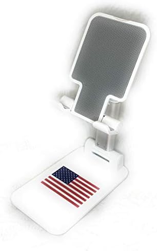 N/W USA Телефонски штанд, штанд со таблети Патриоти, американско знаме, прилагодлив држач за телефон, стабилен, преносен, Патриоти Телефонски