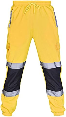 lcziwo мажи со голема видливост Панталони за патишта Здраво на водоотпорни рефлексивни ленти панталони за безбедност на сообраќајни панталони
