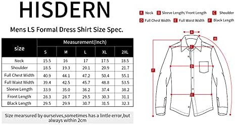Кошули за фустани со масти со долги ракави солидна деловна формална кошула редовно вклопување на случајно копче надолу со двојна