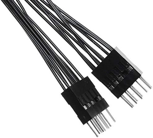 Sqxbk 9 Pin HD Audio 1 женски до 2 машки сплитер y кабел за олово за матична плоча 10см