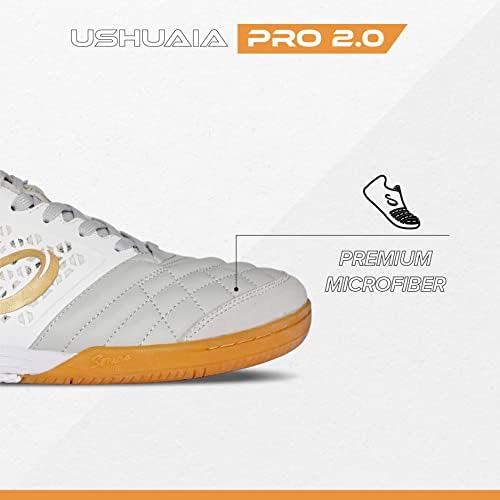 Senda Ushuaia Pro 2.0 во затворен фудбал, судски и футсал чевли и гравитациони перформанси зафаќаат чорапи