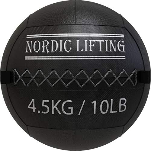 Нордиска кревање слем топка 8 lb пакет со wallидна топка 10 lb