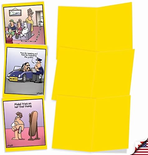 Најдобра Компанија За Картички-Разновиден Пакет од 10 Смешни Избрани Празни Сите Прилики Картички 4 х 5,12 Инчи w/Пликови-Цртан
