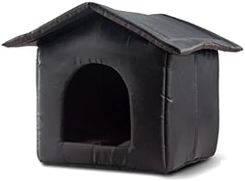 WXBDD Преклопна Куќа За Мачки Надворешна Водоотпорна Куќа За Миленичиња За Пештерско Гнездо Со Подлога За Миленичиња Шатор За Кревет