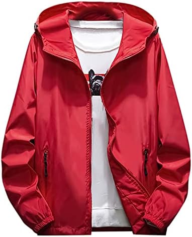 Јакни за мажи машка есен зимска обична плус големина качулка патент на отворено палта јакни
