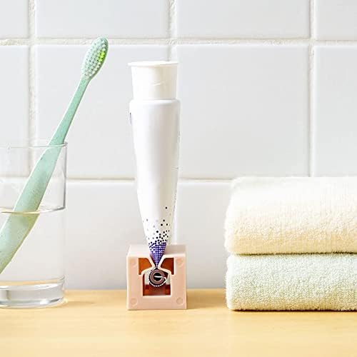 Aviraa Home Tube за паста за паста за заби, лесен диспензер, држач за бања за бања, додатоци за чистење на заби Домашен дом