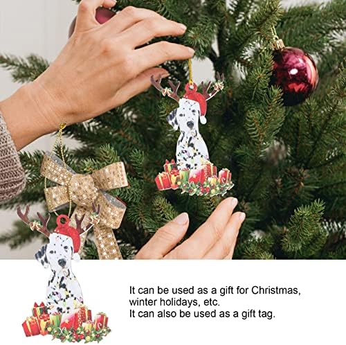 Божиќни подароци, обесени ознаки Исклучителни со јаже прикачени за Божиќ