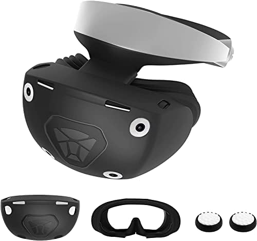Додатоци за Limentea VR за PS VR2 слушалки Силиконски заштитник за заштита на анти-штрата за замена на лицето за фаќање на лице за