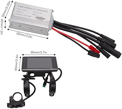 Комплет За Електричен Контролер рагузо, Контролер На Мотор За Велосипеди Долготраен Водоотпорен Чувствителен На Мала Тежина ЗА Мотор