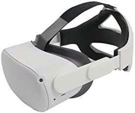 Апосу прилагодлива лента за глава со силиконски капак за лице за Oculus Quest 2, замена на главната лента за елитна лента со кожата на