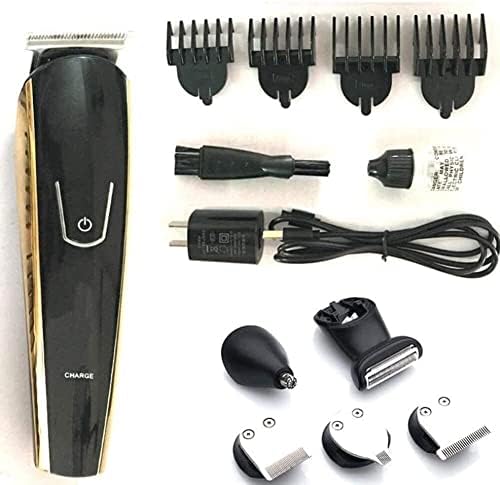 Машинки за коса За Мажи, Професионална Машинка Ултра Моќна Целосна Големина-Одлична За Бербери и Стилисти 5-Во-1 Повеќефункционална Машинка ЗА Глава ЗА Масло USB Маши