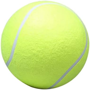 Јорцер 9,5инч, тениска топка со големи кучиња, смешна спортска играчка за миленичиња со надувување, голема тениска топка за миленичиња,