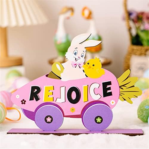Велигденски украси на Велигденски украси Велигденски зајаче Велигденски виолетова дрвена азбука Орнамент градинарски скулптури и статуи птици