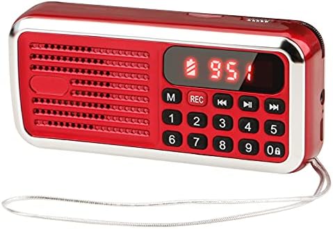 Mini FM Radio -PanaSen FM радио преносен MP3 Walkman Поддршка за микро SD/TF AUX Влез за снимање Автоматско скенирање Зачувај го заклучувањето