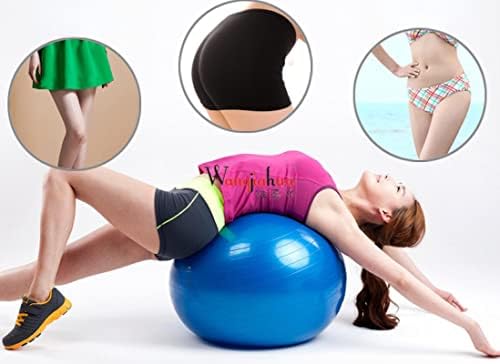 Аица 55см јога топка - фитнес топка - ПВЦ рамнотежа топка - рамнотежа на јога -обликување топката розова