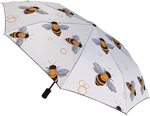 Смешни Летечки Пчели 3 Пати Автоматско Отворање Затворање На Анти-УВ Чадор За Патување Чадор Преносни Летни Чадори