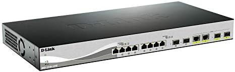 Системи Д-линк системи со 12-порта 10Gbase-T веб-паметен прекинувач и 2 SFP+ пристаништа & 2 10Gbase-T/SFP+ комбо порти