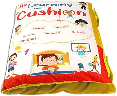 Врај печатено кадифено учење бебе перница/перница/играчки/меки играчки/перница за дете/детска перница за бебешка момче/девојче боја