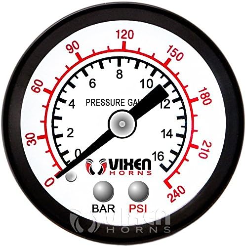 Vixen Рогови 5 Галон Воз/Воздух Рог Резервоарот со 200 PSI Компресор Одборот Систем/Комплет 12V VXO8350B