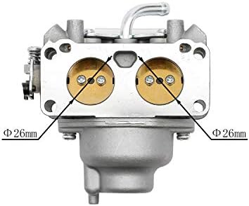 Карбураторот со дихтунзи за Kawasaki FH641V FH661V FH721V FX850V 22 HP мотор CARB го заменува 15004-1010, 15004-7024, 15004-0757, 15004-1005