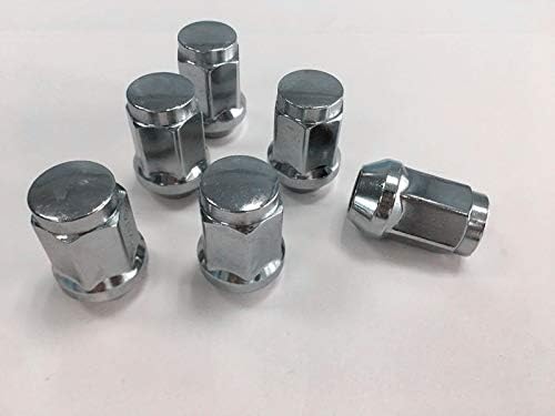 NB-aero 20pcs Chrome 14mm X 1.50 Тркало Навртки навртки одговара 2001 Chevrolet Silverado 1500 HD Може Да Одговара Oem Бандажи, Купувачот